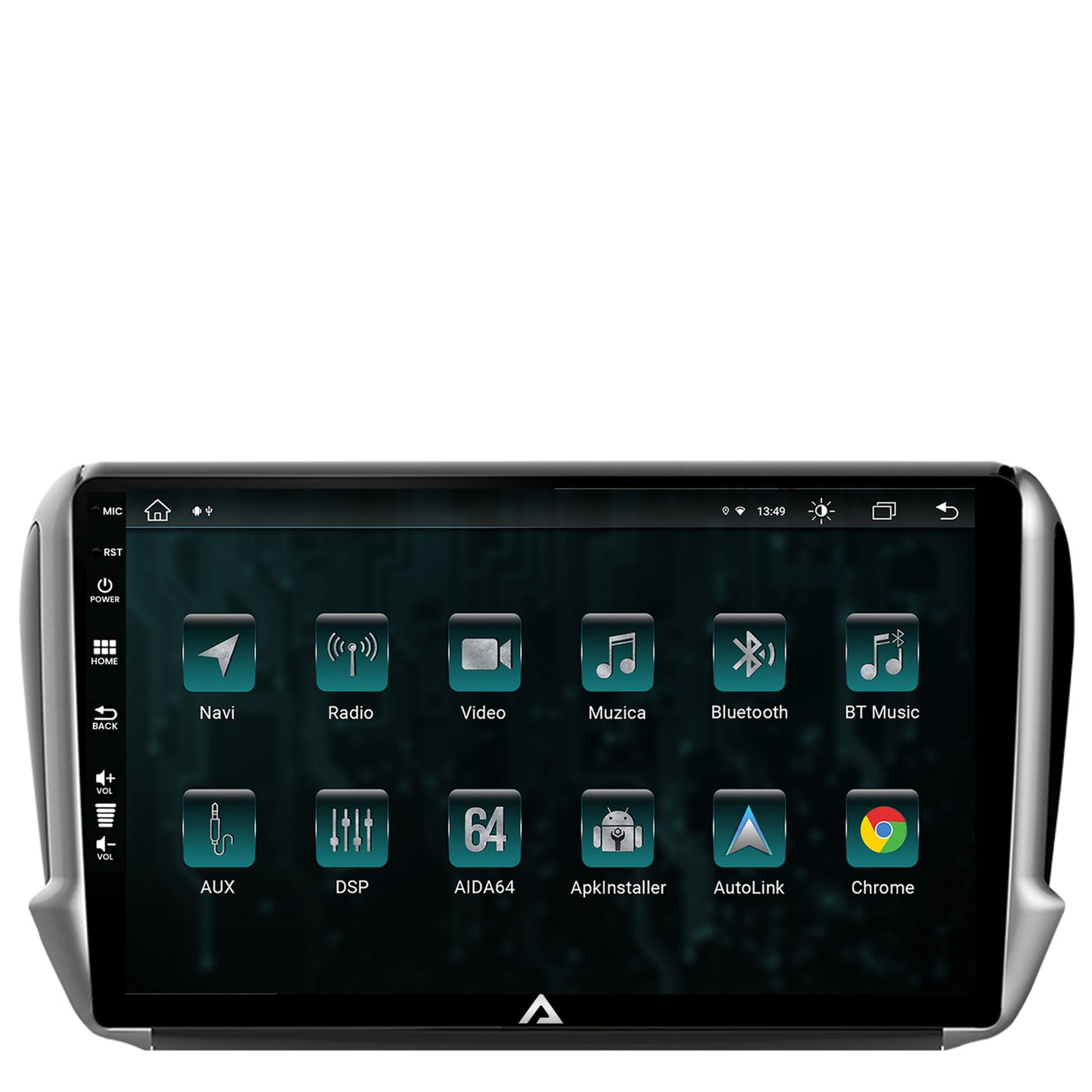 Navigatie Peugeot 208/2008 (2012+), Android, Z-Octacore / 8GB RAM + 256GB ROM, 10.1 Inch - AD-BGZ10004+AD-BGRKIT258