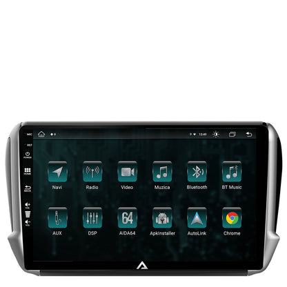 Navigatie Peugeot 208/2008 (2012+), Android, Z-Octacore / 8GB RAM + 256GB ROM, 10.1 Inch - AD-BGZ10004+AD-BGRKIT258