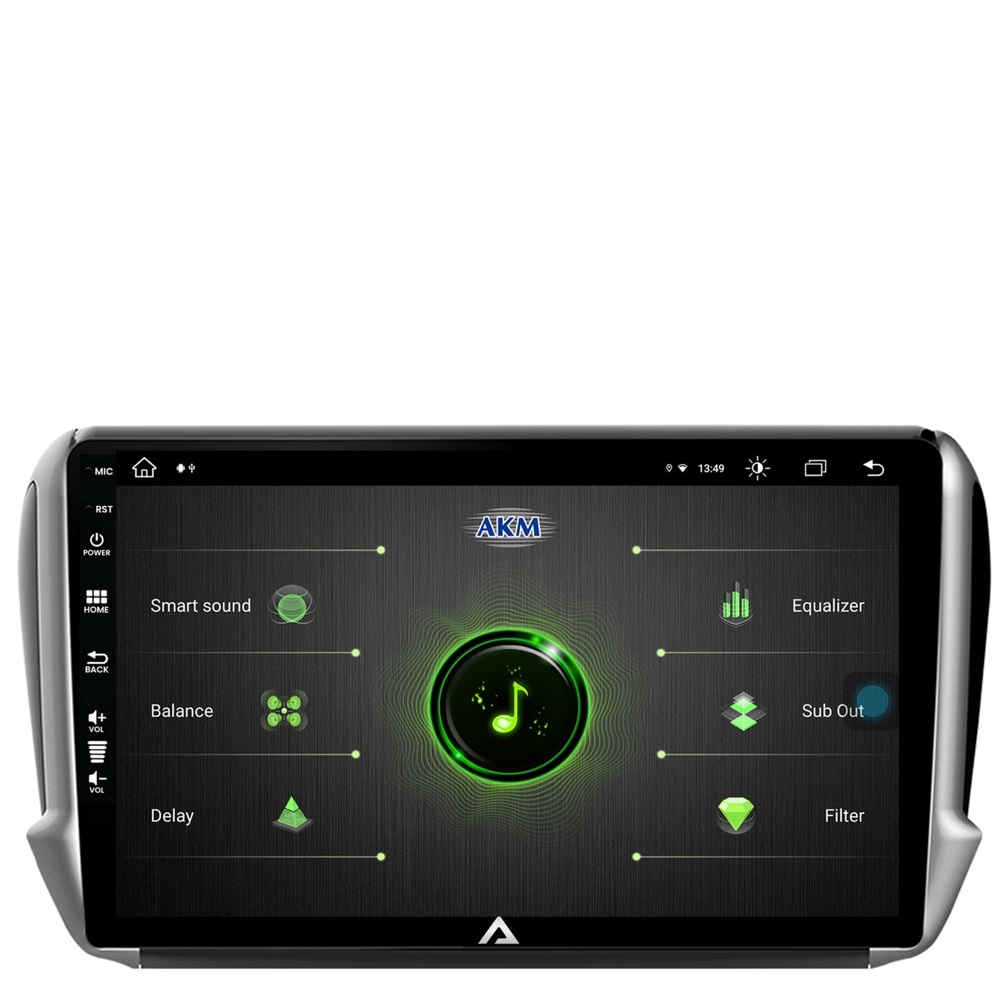 Navigatie Peugeot 208/2008 (2012+), Android, Z-Octacore / 8GB RAM + 256GB ROM, 10.1 Inch - AD-BGZ10004+AD-BGRKIT258