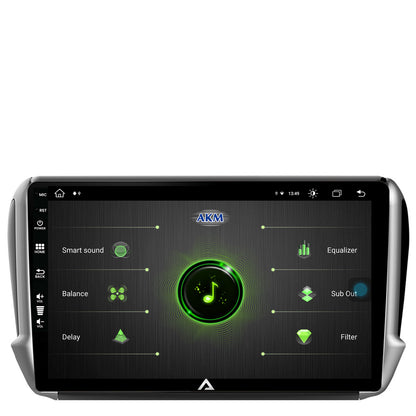 Navigatie Peugeot 208/2008 (2012+), Android, Z-Octacore / 8GB RAM + 256GB ROM, 10.1 Inch - AD-BGZ10004+AD-BGRKIT258