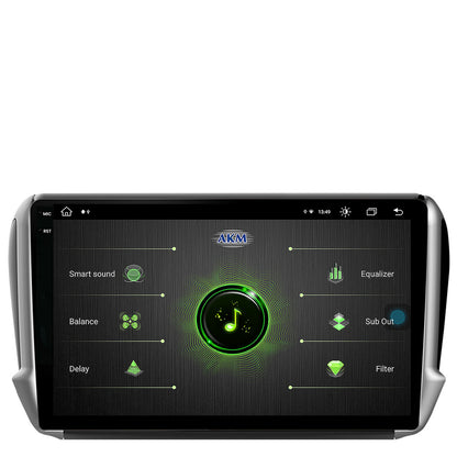 Navigatie Peugeot 208/2008 (2012+), Android, V-Octacore / 4GB RAM + 64GB ROM, 10.36 Inch - AD-BGV10004+AD-BGRKIT258