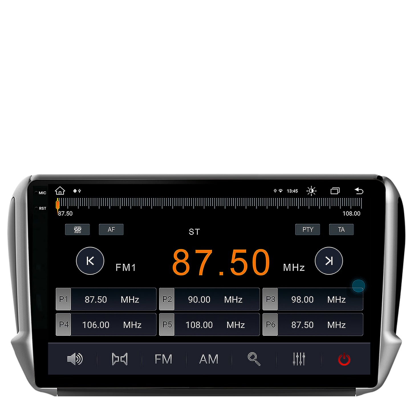 Navigatie Peugeot 208/2008 (2012+), Android, X-Octacore / 8GB RAM + 256GB ROM, 10.36 Inch - AD-BGX10008+AD-BGRKIT258