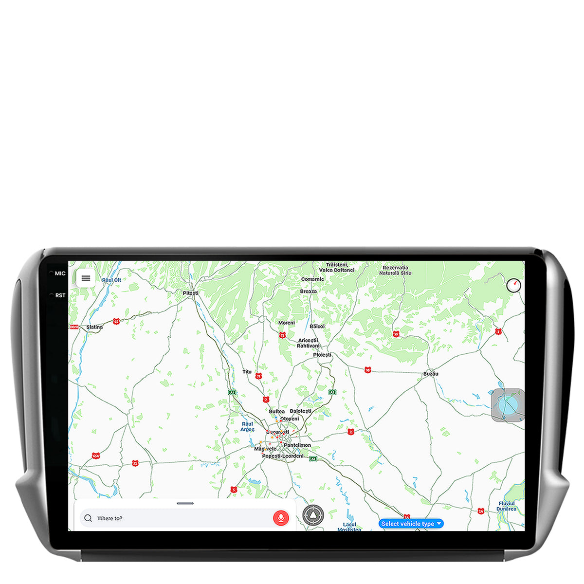 Navigatie Peugeot 208/2008 (2012+), Android, X-Octacore / 8GB RAM + 256GB ROM, 10.36 Inch - AD-BGX10008+AD-BGRKIT258