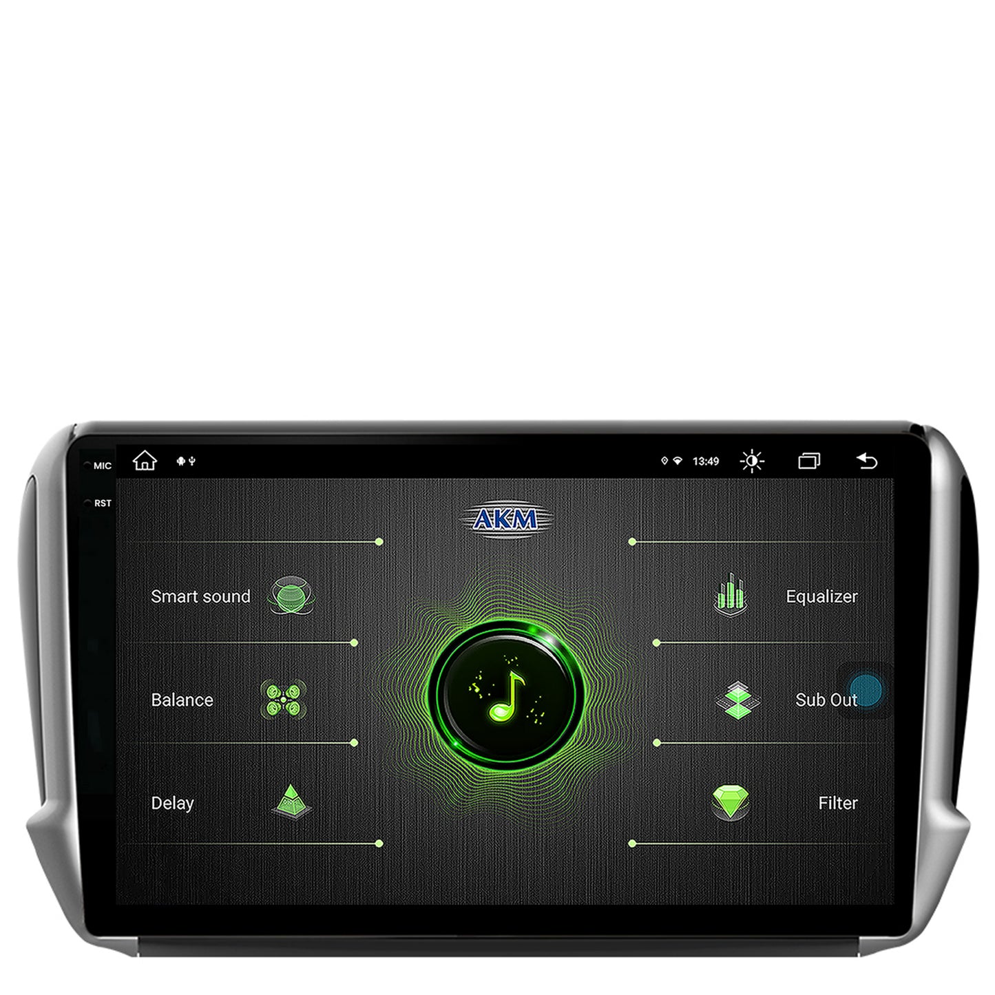 Navigatie Peugeot 208/2008 (2012+), Android, X-Octacore / 8GB RAM + 256GB ROM, 10.36 Inch - AD-BGX10008+AD-BGRKIT258