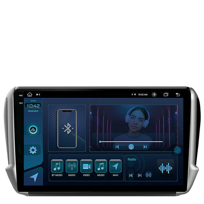 Navigatie Peugeot 208/2008 (2012+), Android, X-Octacore / 8GB RAM + 256GB ROM, 10.36 Inch - AD-BGX10008+AD-BGRKIT258