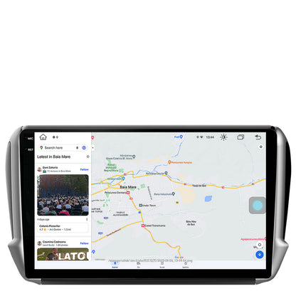 Navigatie Peugeot 208/2008 (2012+), Android, X-Octacore / 8GB RAM + 256GB ROM, 10.36 Inch - AD-BGX10008+AD-BGRKIT258