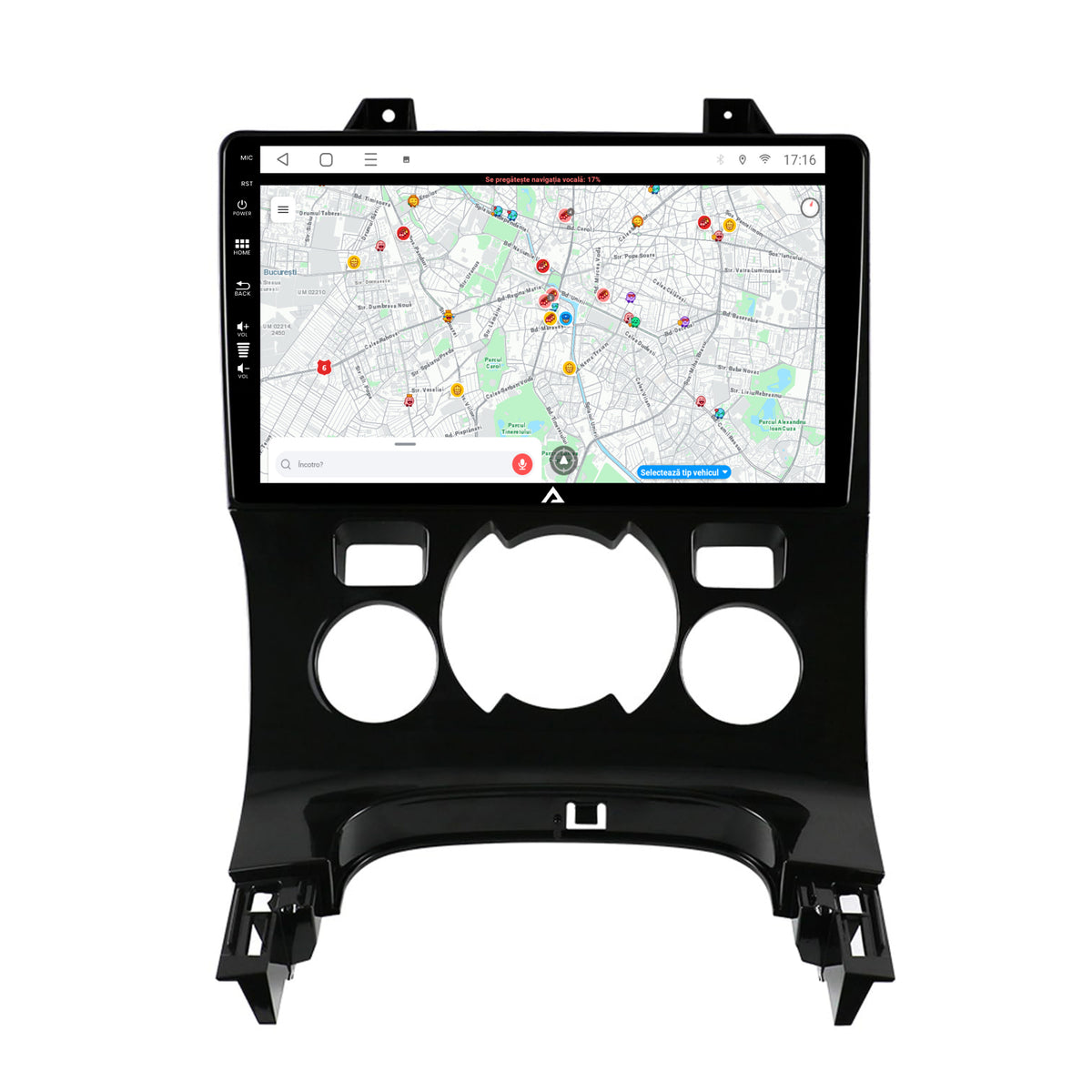 Navigatie Peugeot 3008/5008, Android, E-Octacore / 2GB RAM + 32GB ROM, 9 Inch - AD-BGE9002+AD-BGRKIT259