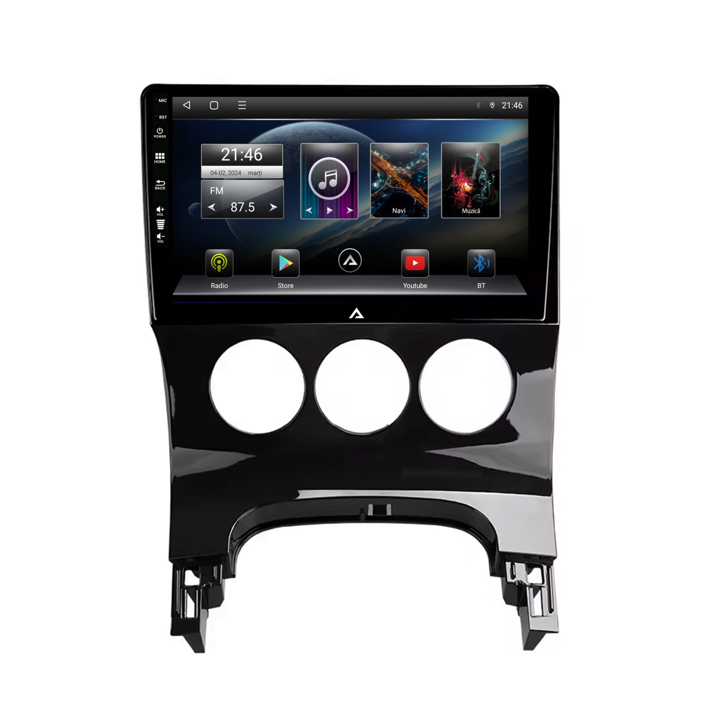 Navigatie Peugeot 3008/5008, Android, P-Octacore / 2GB RAM + 32GB ROM, 9 Inch - AD-BGP9002+AD-BGRKIT260