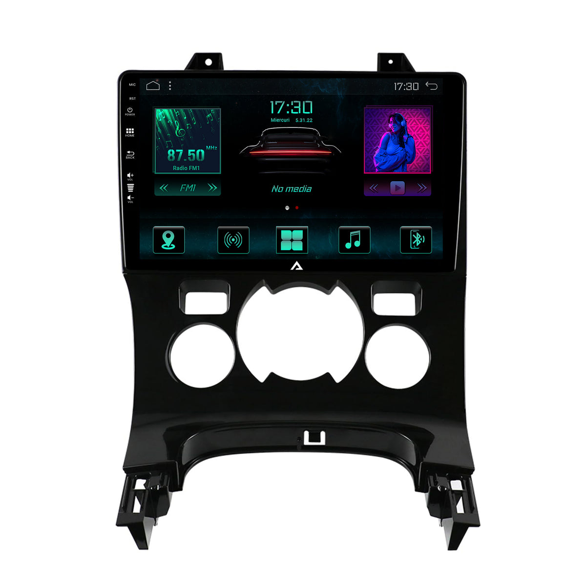 Navigatie Peugeot 3008/5008, Android, A-Octacore / 4GB RAM + 64GB ROM, 9 Inch - AD-BGA9004+AD-BGRKIT259
