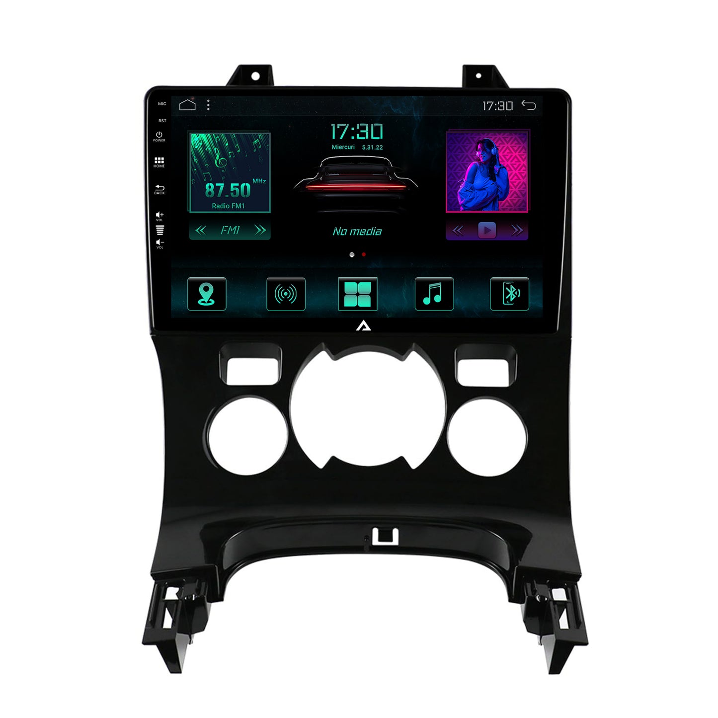 Navigatie Peugeot 3008/5008, Android, A-Octacore / 4GB RAM + 64GB ROM, 9 Inch - AD-BGA9004+AD-BGRKIT259