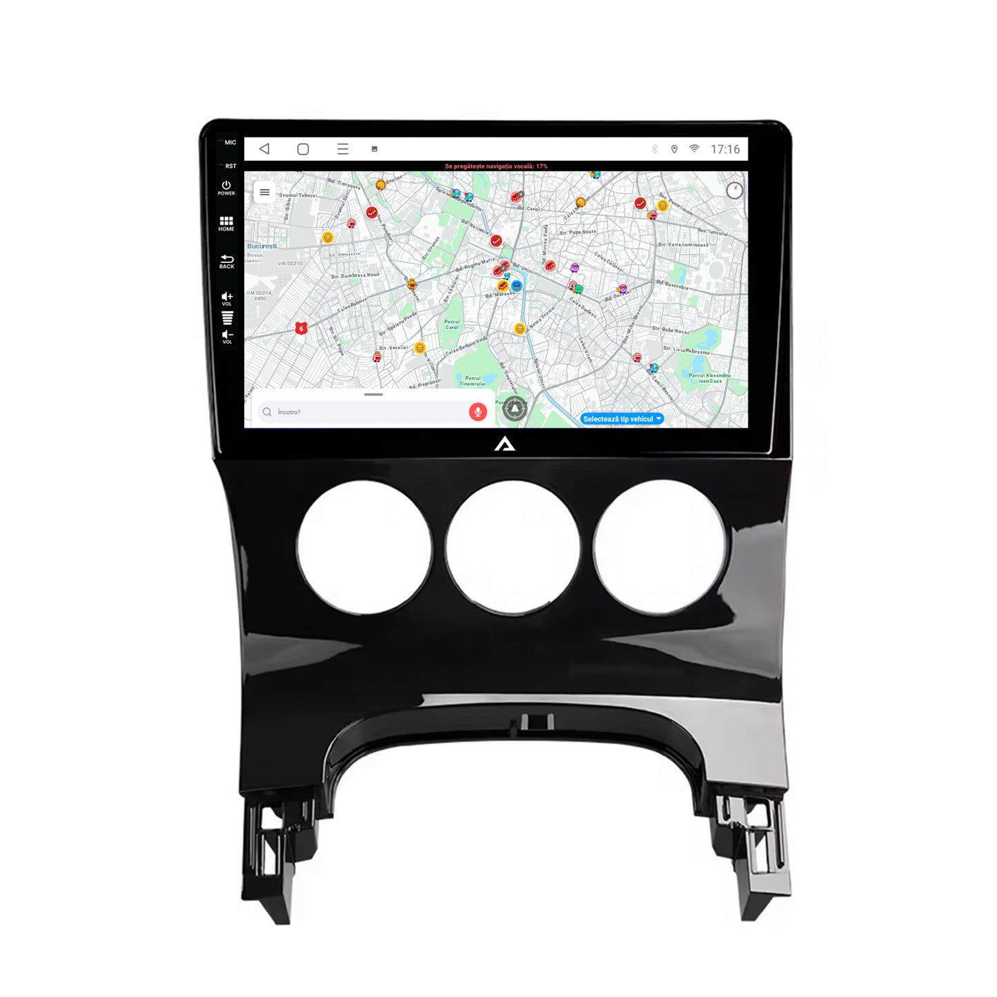 Navigatie Peugeot 3008/5008, Android, A-Octacore / 4GB RAM + 64GB ROM, 9 Inch - AD-BGA9004+AD-BGRKIT260