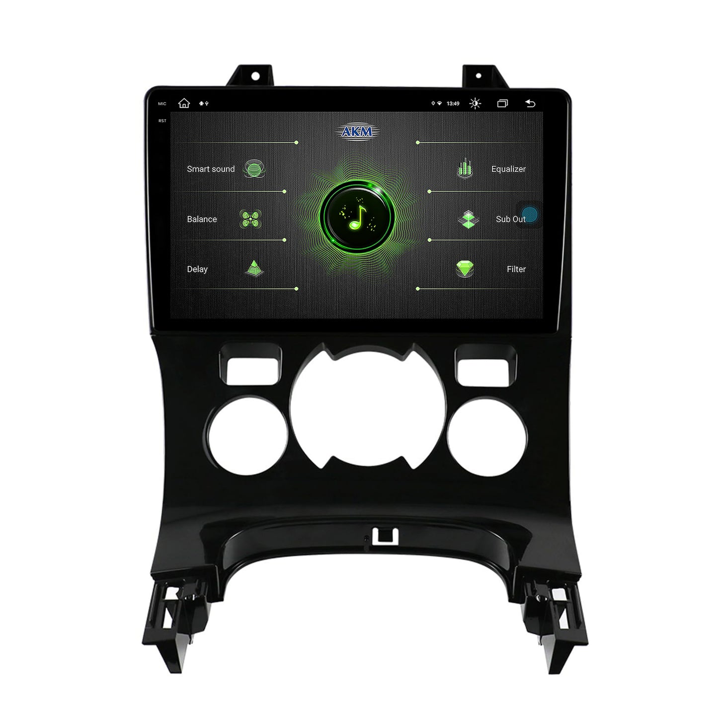 Navigatie Peugeot 3008/5008, Android, V-Octacore / 4GB RAM + 64GB ROM, 9.5 Inch - AD-BGV9004+AD-BGRKIT259
