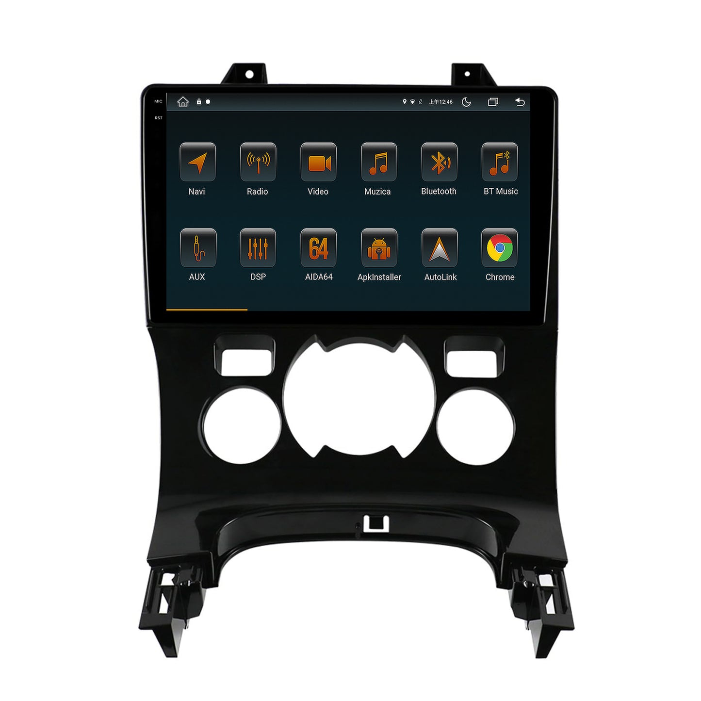 Navigatie Peugeot 3008/5008, Android, V-Octacore / 4GB RAM + 64GB ROM, 9.5 Inch - AD-BGV9004+AD-BGRKIT259