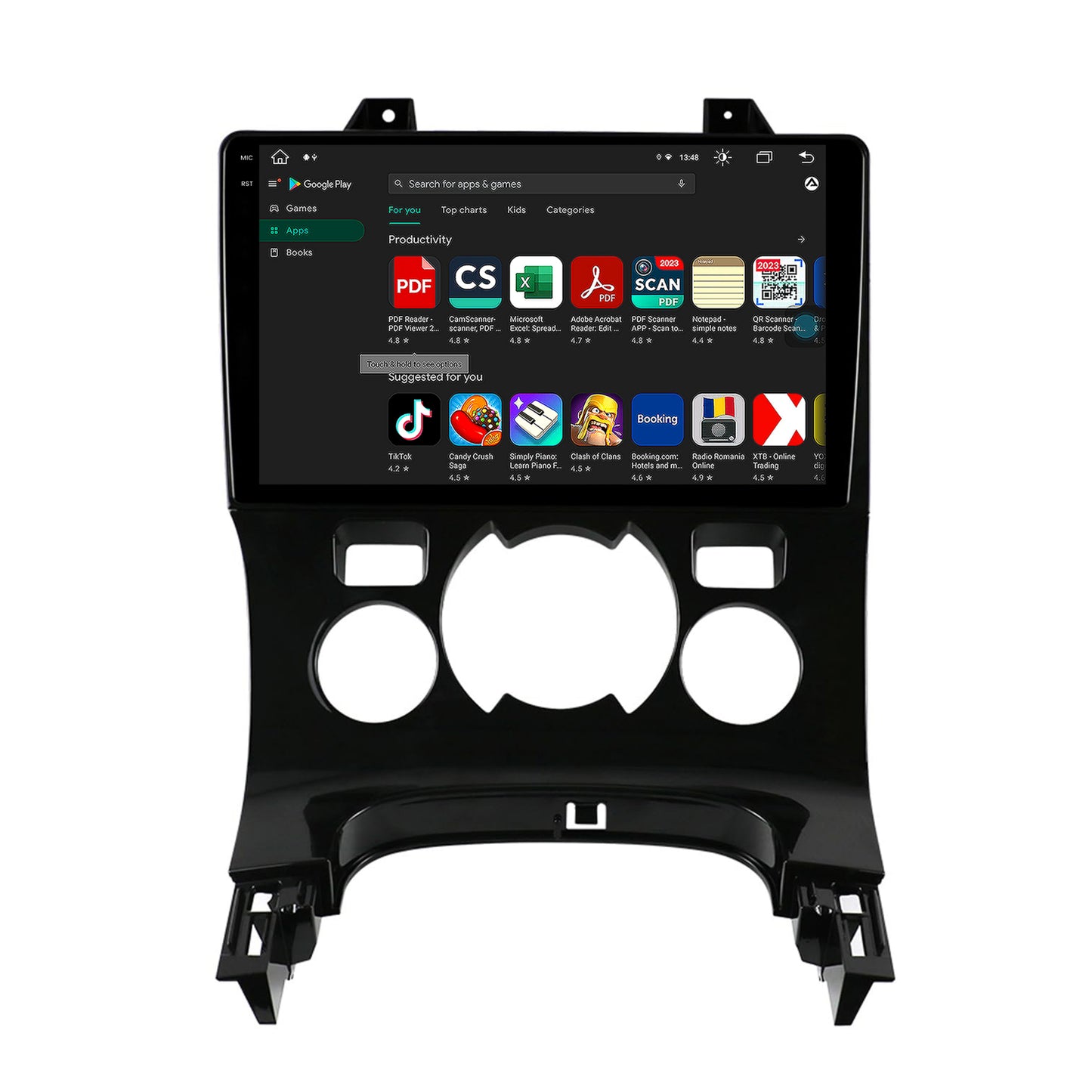 Navigatie Peugeot 3008/5008, Android, X-Octacore / 8GB RAM + 256GB ROM, 9.5 Inch - AD-BGX9008+AD-BGRKIT259