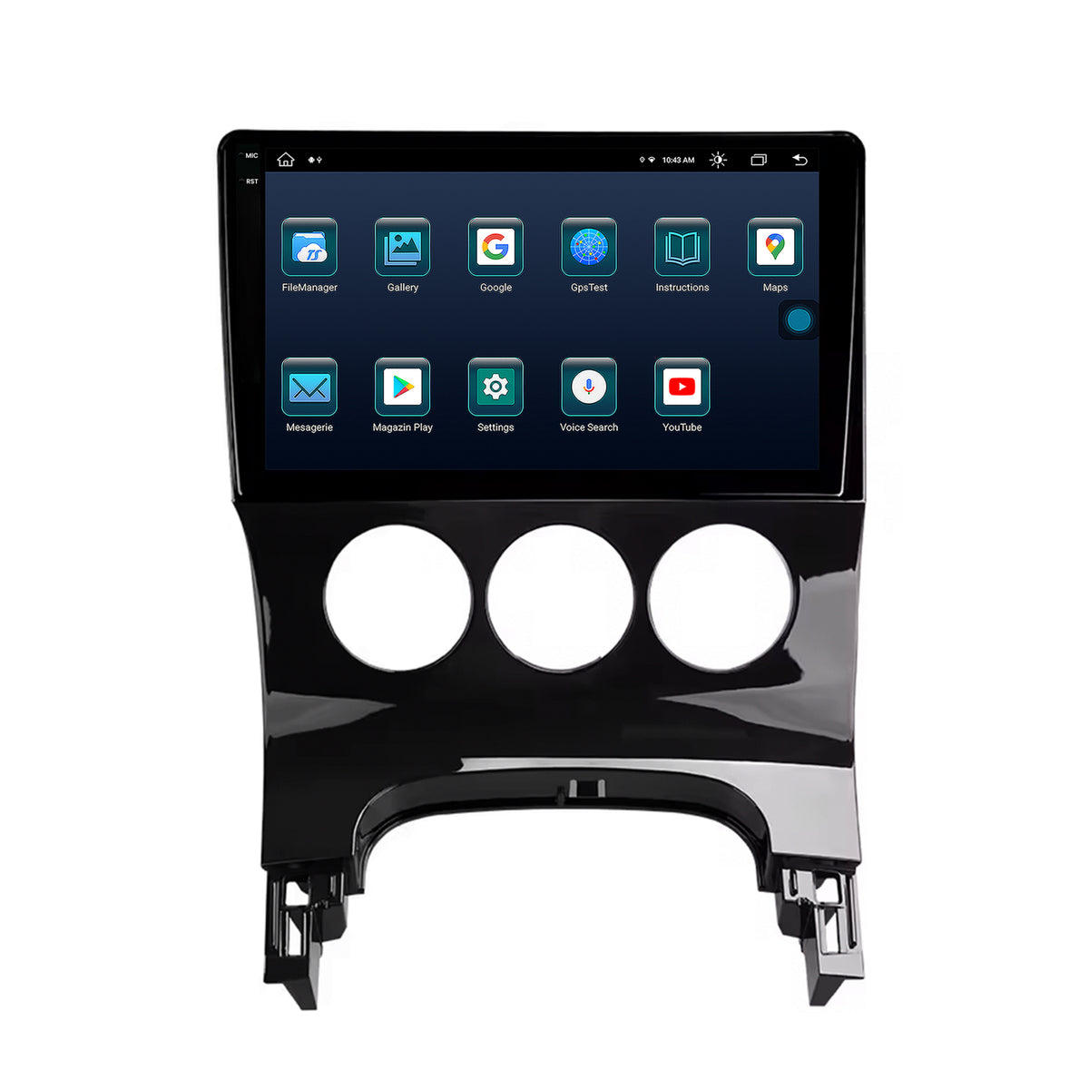 Navigatie Peugeot 3008/5008, Android, X-Octacore / 8GB RAM + 256GB ROM, 9.5 Inch - AD-BGX9008+AD-BGRKIT260