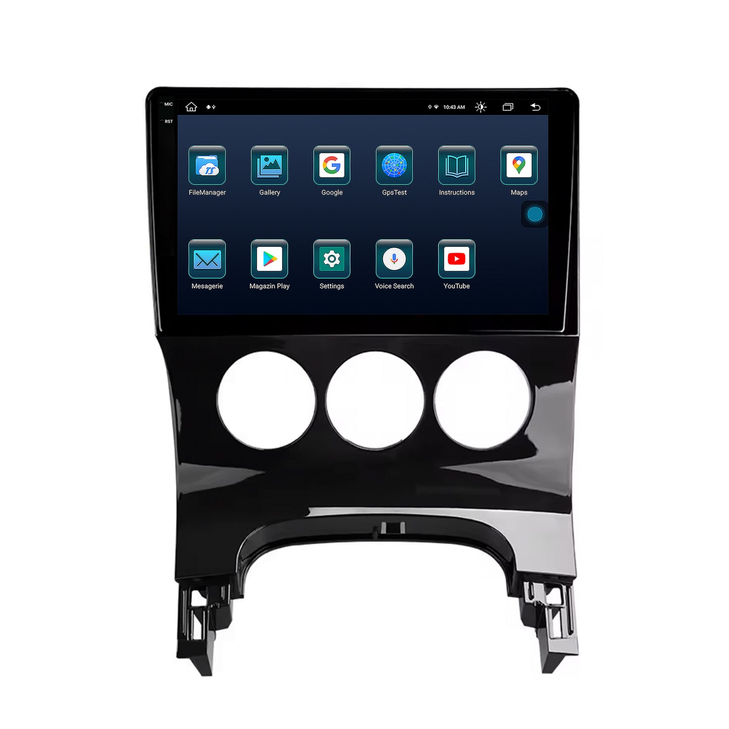 Navigatie Peugeot 3008/5008, Android, X-Octacore / 8GB RAM + 256GB ROM, 9.5 Inch - AD-BGX9008+AD-BGRKIT260