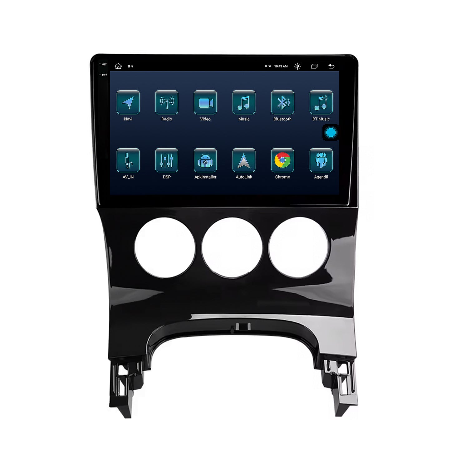 Navigatie Peugeot 3008/5008, Android, X-Octacore / 8GB RAM + 256GB ROM, 9.5 Inch - AD-BGX9008+AD-BGRKIT260
