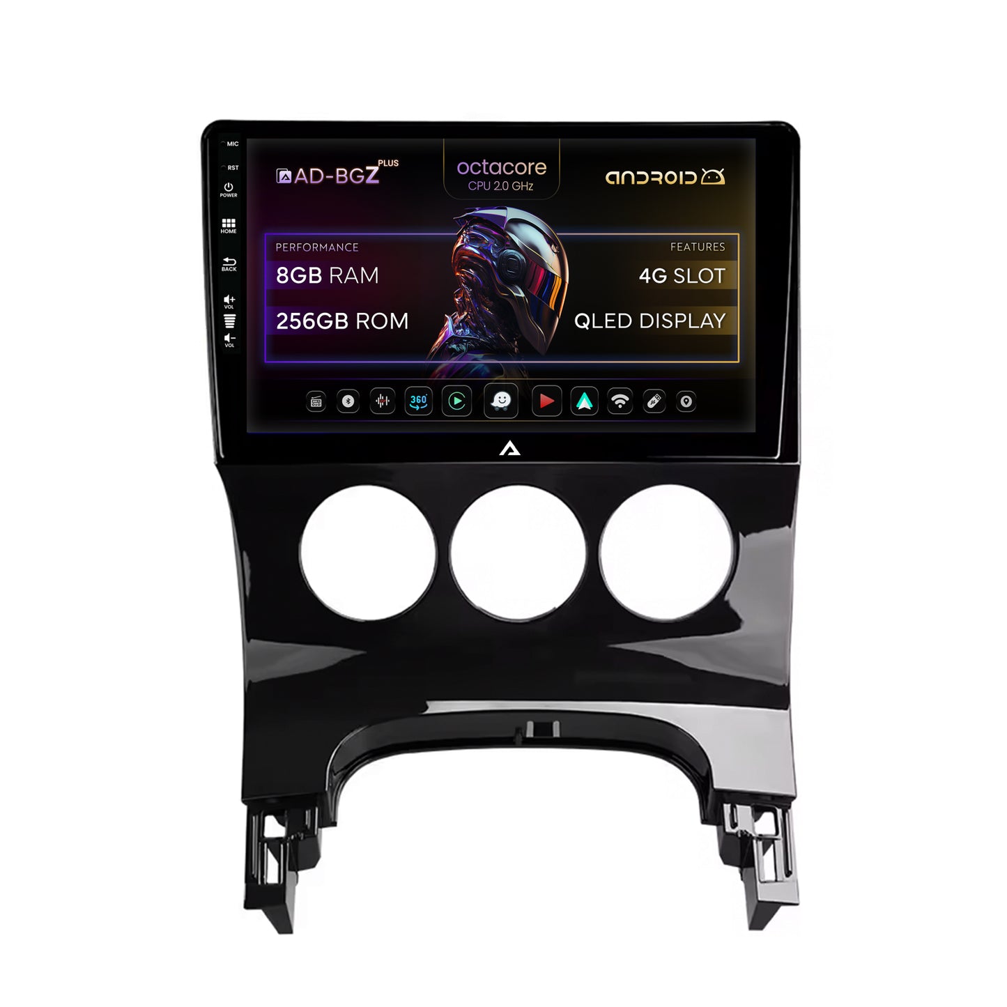 Navigatie Peugeot 3008/5008, Android, Z-Octacore / 8GB RAM + 256GB ROM, 9 Inch - AD-BGZ9008+AD-BGRKIT260