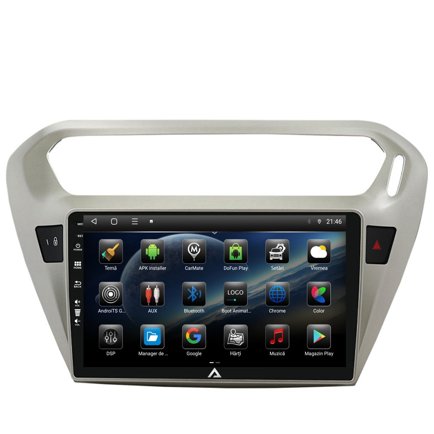 Navigatie Peugeot 301 / Citroen C-Elysee, Android, P-Octacore / 2GB RAM + 32GB ROM, 9 Inch - AD-BGP9002+AD-BGRKIT255