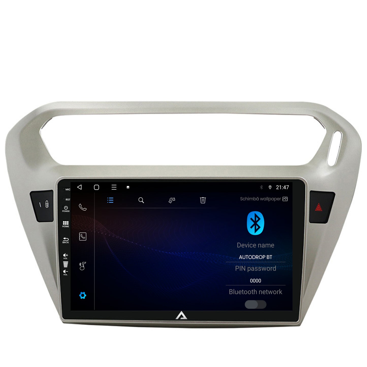 Navigatie Peugeot 301 / Citroen C-Elysee, Android, P-Octacore / 2GB RAM + 32GB ROM, 9 Inch - AD-BGP9002+AD-BGRKIT255