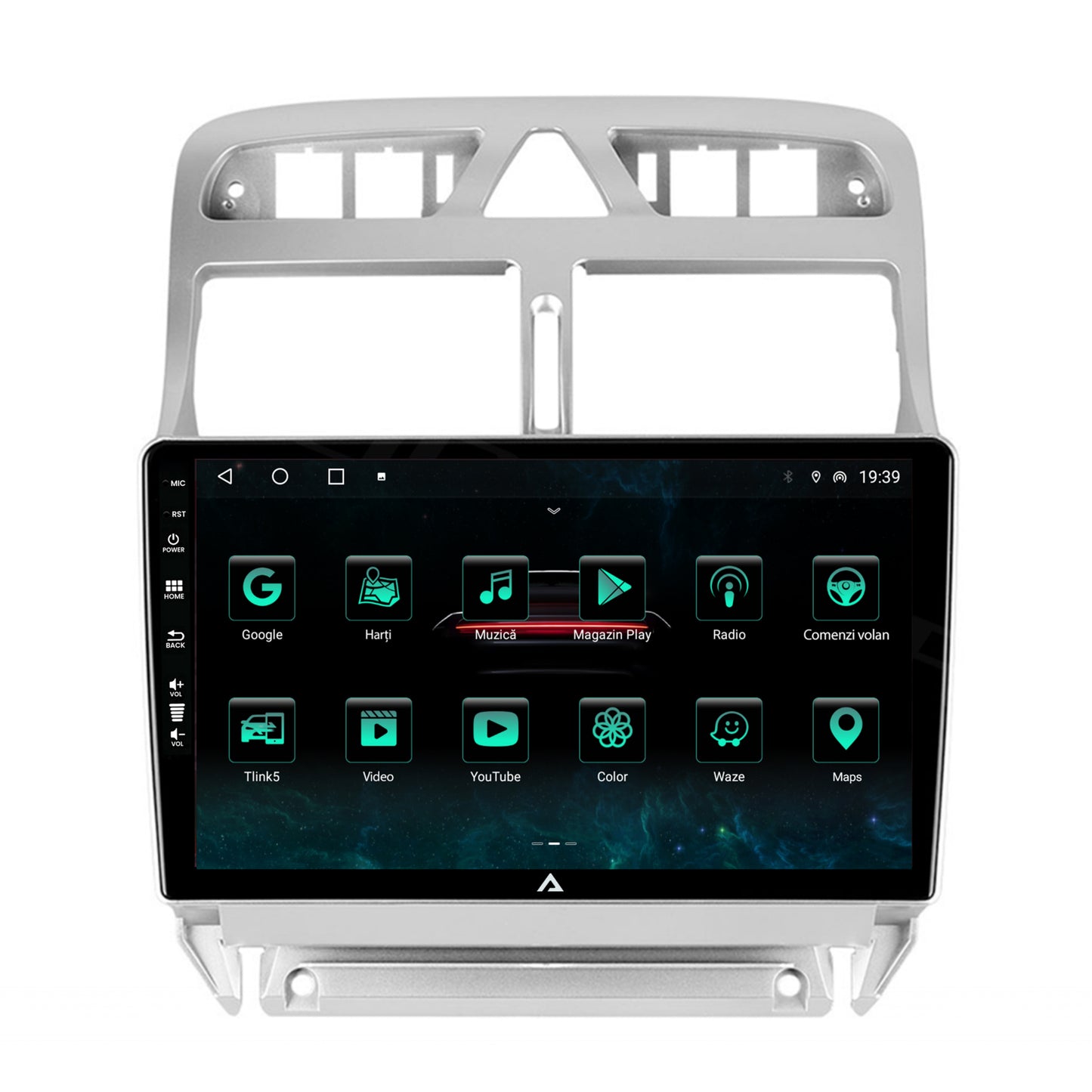 Navigatie Peugeot 307, Android, A-Octacore / 4GB RAM + 64GB ROM, 9 Inch - AD-BGA9004+AD-BGRKIT266
