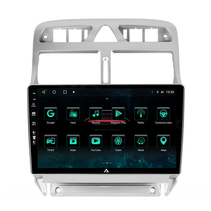 Navigatie Peugeot 307, Android, A-Octacore / 4GB RAM + 64GB ROM, 9 Inch - AD-BGA9004+AD-BGRKIT266