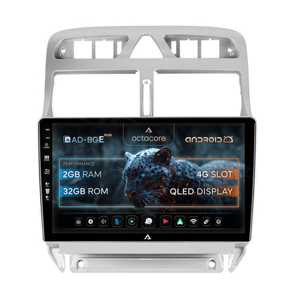 Navigatie Peugeot 307, Android, E-Octacore / 2GB RAM + 32GB ROM, 9 Inch - AD-BGE9002+AD-BGRKIT266