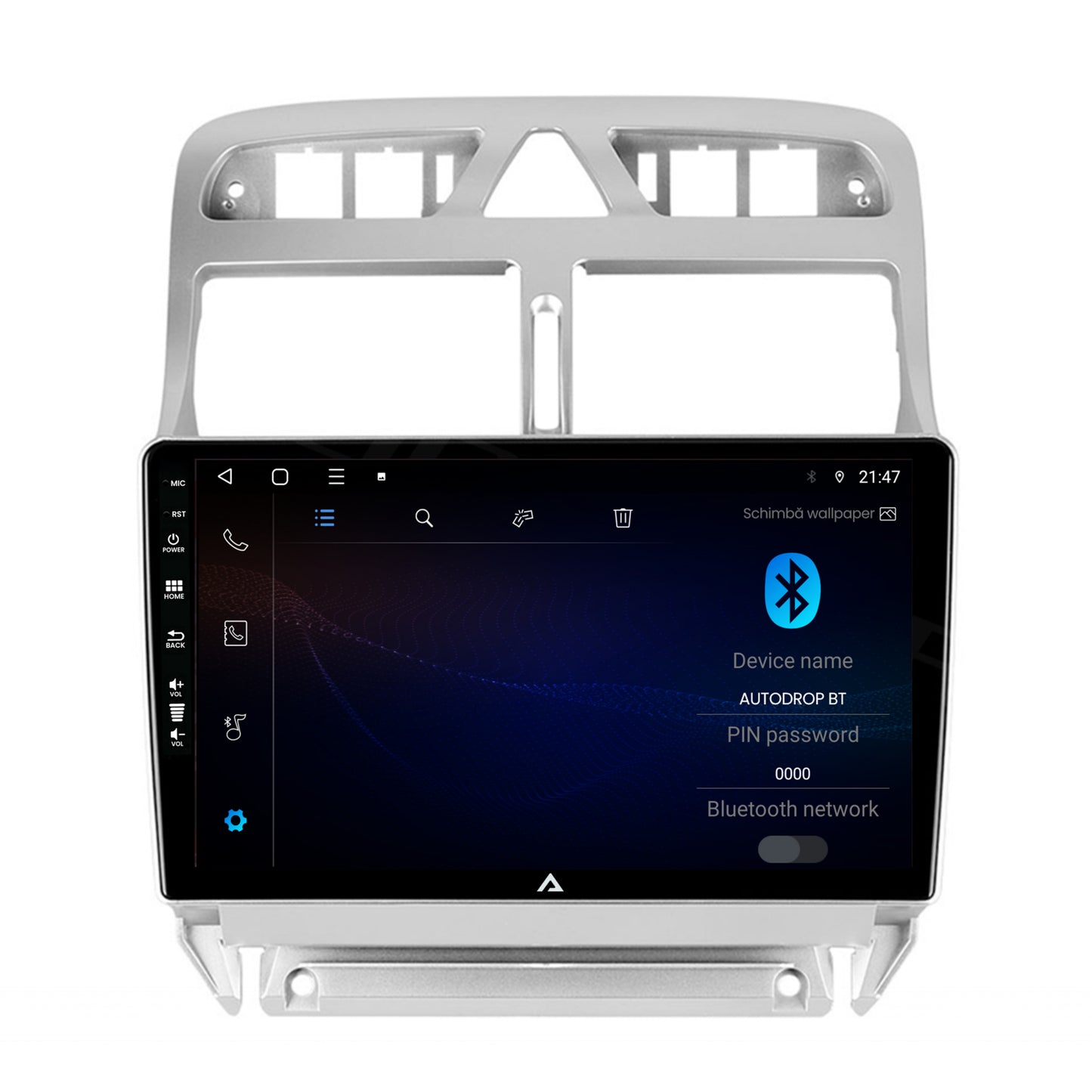 Navigatie Peugeot 307, Android, P-Octacore / 2GB RAM + 32GB ROM, 9 Inch - AD-BGP9002+AD-BGRKIT266