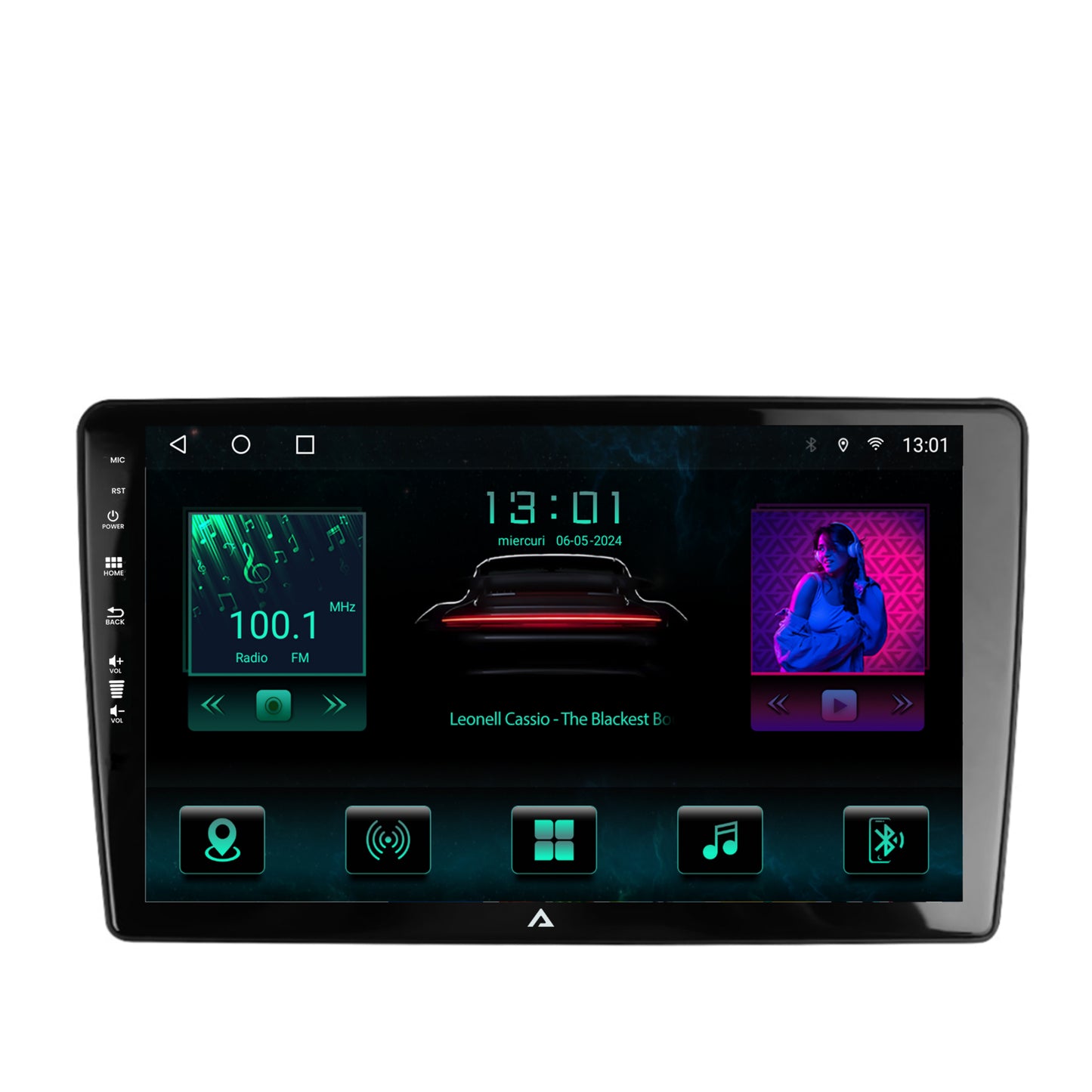 Navigatie Peugeot 307, Android, A-Octacore / 4GB RAM + 64GB ROM, 9 Inch - AD-BGA9004+AD-BGRKIT266S