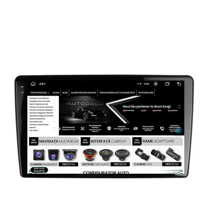 Navigatie Peugeot 307, Android, V-Octacore / 4GB RAM + 64GB ROM, 9.5 Inch - AD-BGV9004+AD-BGRKIT266S