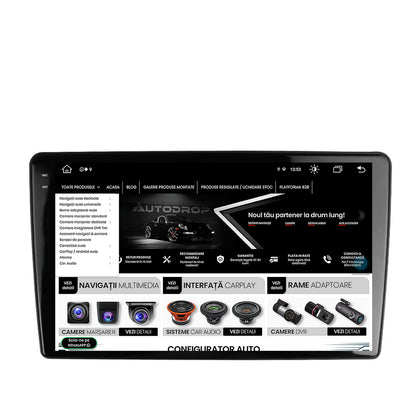 Navigatie Peugeot 307, Android, X-Octacore / 8GB RAM + 256GB ROM, 9.5 Inch - AD-BGX9008+AD-BGRKIT266