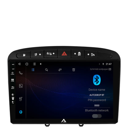 Navigatie Peugeot 308/408 (2008-2013), Android, P-Octacore / 2GB RAM + 32GB ROM, 9 Inch - AD-BGP9002+AD-BGRKIT265