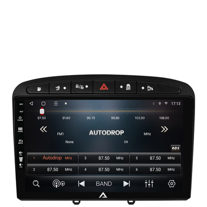 Navigatie Peugeot 308/408 (2008-2013), Android, P-Octacore / 2GB RAM + 32GB ROM, 9 Inch - AD-BGP9002+AD-BGRKIT265