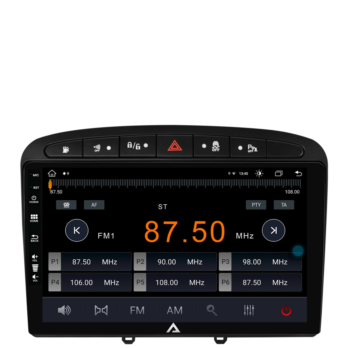 Navigatie Peugeot 308/408 (2008-2013), Android, Z-Octacore / 8GB RAM + 256GB ROM, 9 Inch - AD-BGZ9008+AD-BGRKIT265