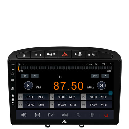 Navigatie Peugeot 308/408 (2008-2013), Android, Z-Octacore / 8GB RAM + 256GB ROM, 9 Inch - AD-BGZ9008+AD-BGRKIT265