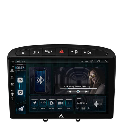 Navigatie Peugeot 308/408 (2008-2013), Android, Z-Octacore / 8GB RAM + 256GB ROM, 9 Inch - AD-BGZ9008+AD-BGRKIT265