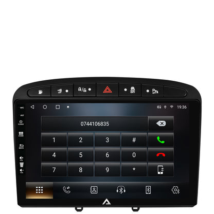 Navigatie Peugeot 308/408 (2008-2013), Android, A-Octacore / 4GB RAM + 64GB ROM, 9 Inch - AD-BGA9004+AD-BGRKIT265
