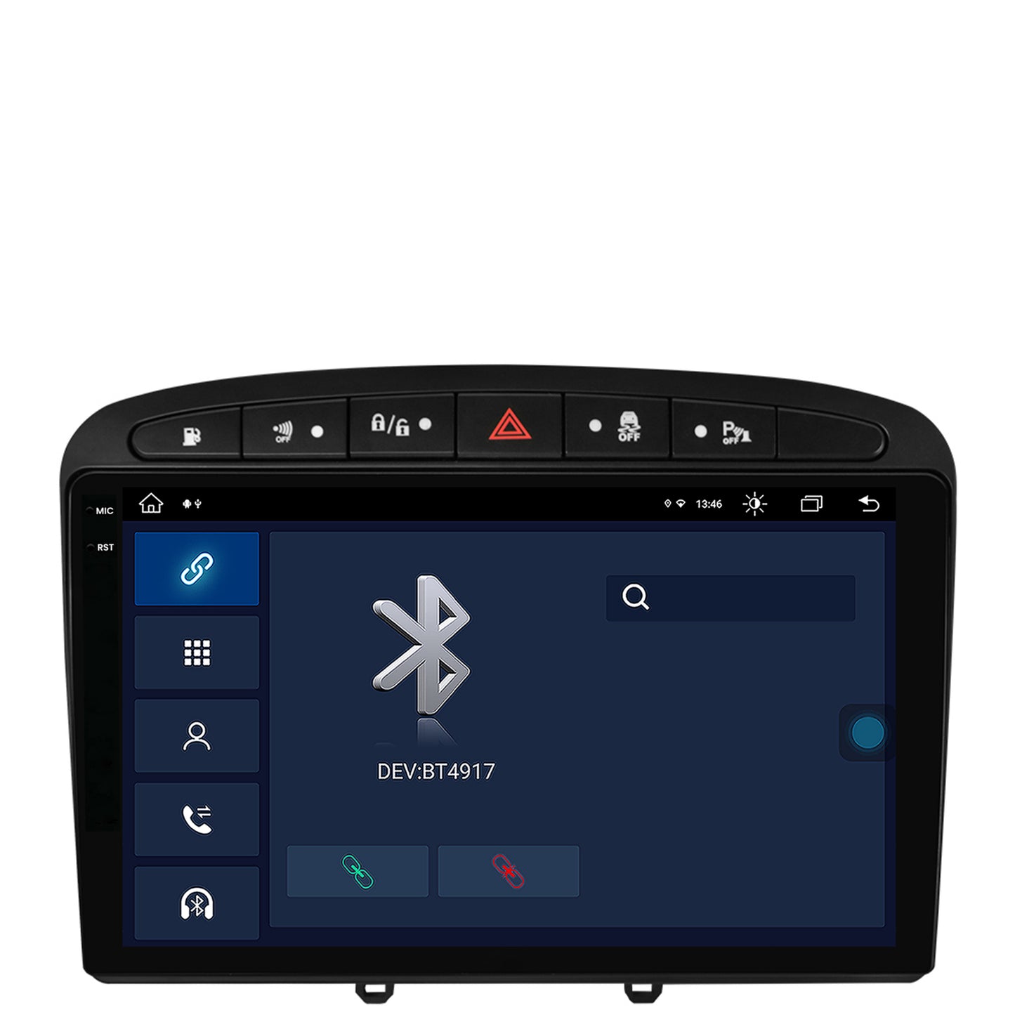 Navigatie Peugeot 308/408 (2008-2013), Android, V-Octacore / 4GB RAM + 64GB ROM, 9.5 Inch - AD-BGV9004+AD-BGRKIT265