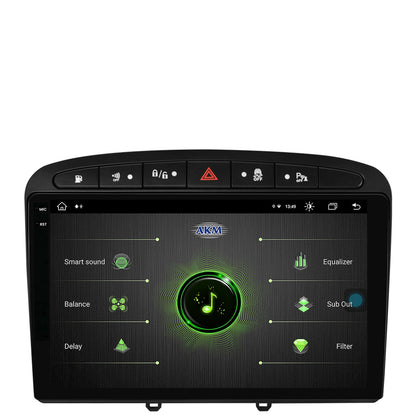 Navigatie Peugeot 308/408 (2008-2013), Android, V-Octacore / 4GB RAM + 64GB ROM, 9.5 Inch - AD-BGV9004+AD-BGRKIT265