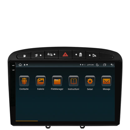 Navigatie Peugeot 308/408 (2008-2013), Android, V-Octacore / 4GB RAM + 64GB ROM, 9.5 Inch - AD-BGV9004+AD-BGRKIT265