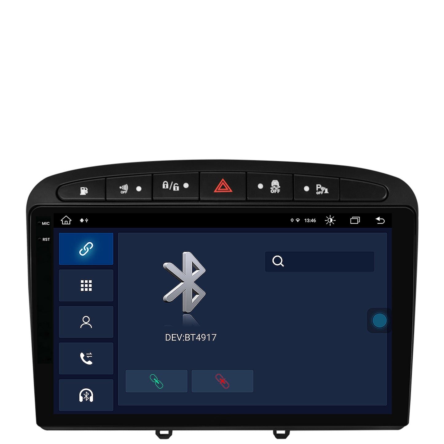 Navigatie Peugeot 308/408 (2008-2013), Android, X-Octacore / 8GB RAM + 256GB ROM, 9.5 Inch - AD-BGX9008+AD-BGRKIT265