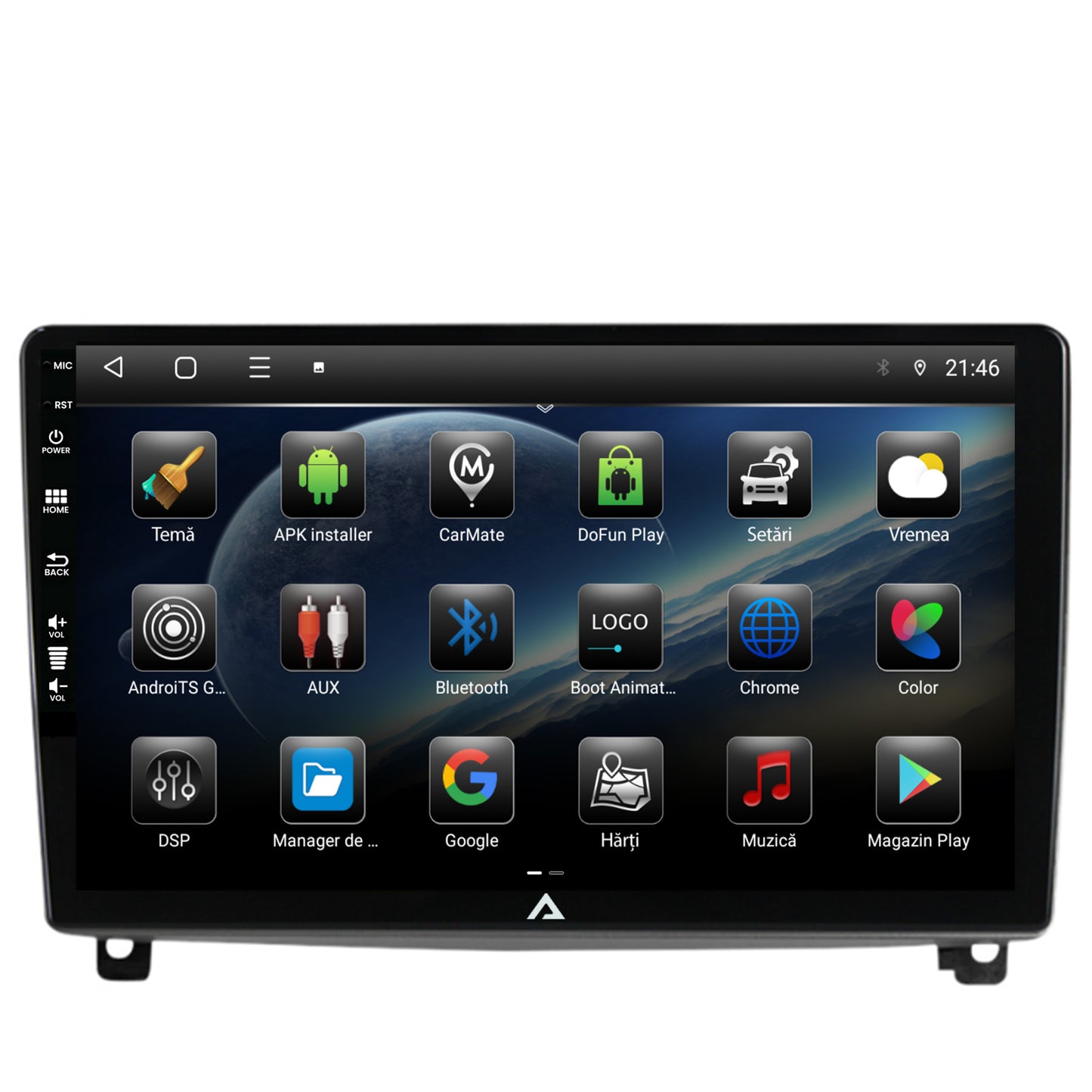 Navigatie Peugeot 407 (2004-2011), Android, E-Octacore / 2GB RAM + 32GB ROM, 9 Inch - AD-BGE9002+AD-BGRKIT266V3