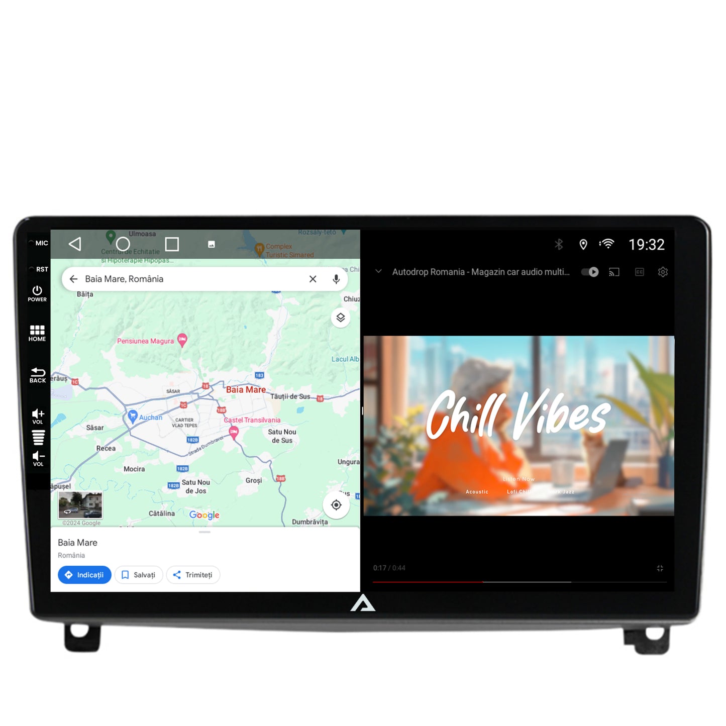 Navigatie Peugeot 407 (2004-2011), Android, A-Octacore / 4GB RAM + 64GB ROM, 9 Inch - AD-BGA9004+AD-BGRKIT266V3