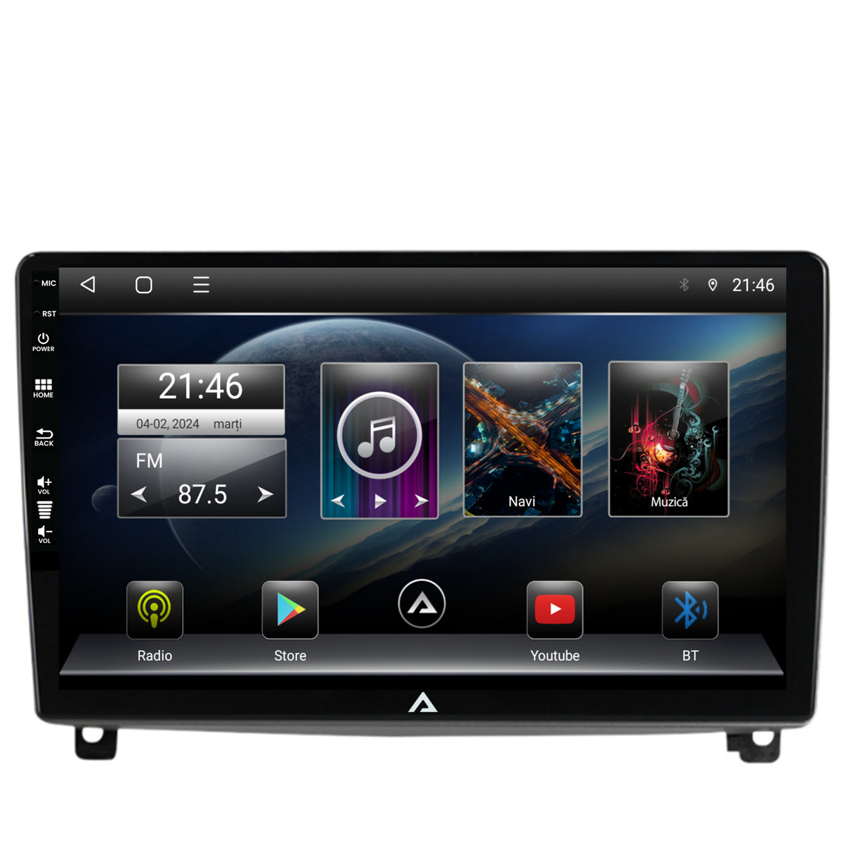 Navigatie Peugeot 407 (2004-2011), Android, P-Octacore / 2GB RAM + 32GB ROM, 9 Inch - AD-BGP9002+AD-BGRKIT266V3