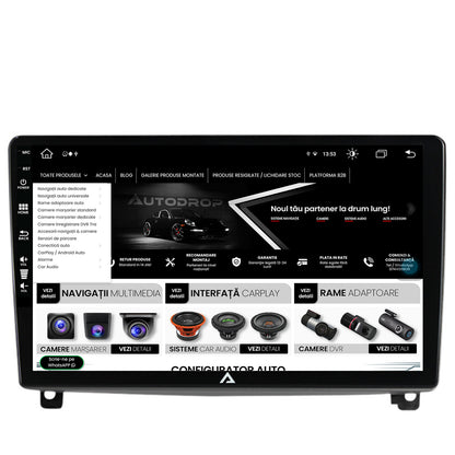 Navigatie Peugeot 407 (2004-2011), Android, Z-Octacore / 8GB RAM + 256GB ROM, 9 Inch - AD-BGZ9008+AD-BGRKIT266V3