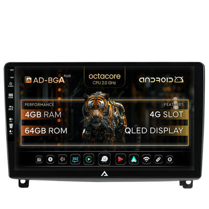 Navigatie Peugeot 407 (2004-2011), Android, A-Octacore / 4GB RAM + 64GB ROM, 9 Inch - AD-BGA9004+AD-BGRKIT266V3