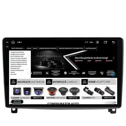 Navigatie Peugeot 407 (2004-2011), Android, X-Octacore / 8GB RAM + 256GB ROM, 9.5 Inch - AD-BGX9008+AD-BGRKIT266V3