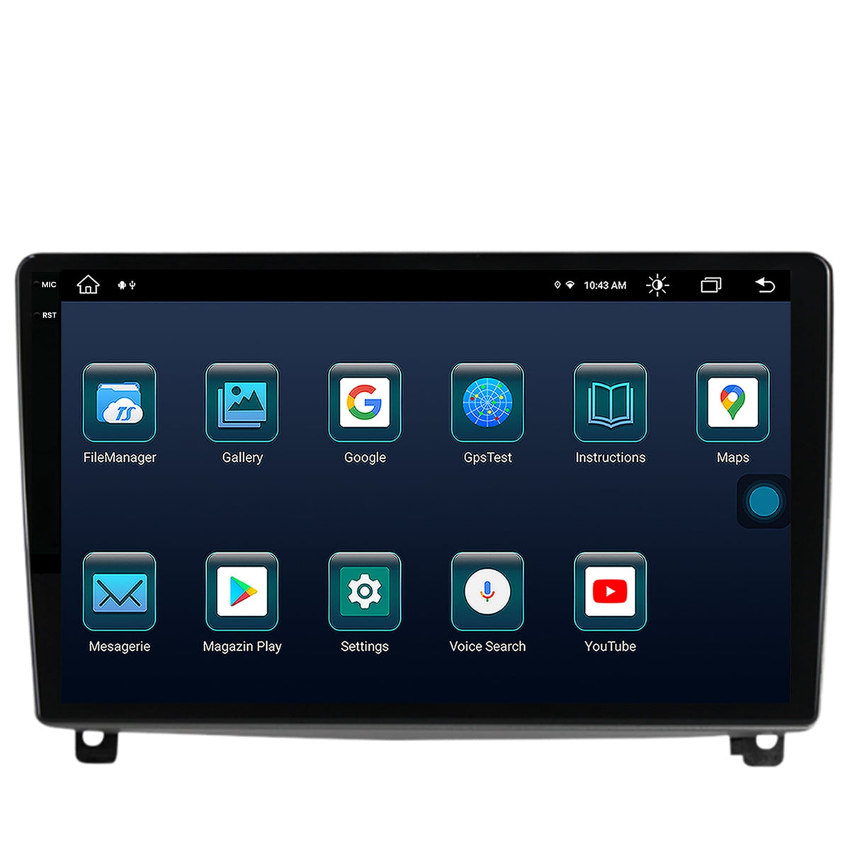 Navigatie Peugeot 407 (2004-2011), Android, X-Octacore / 8GB RAM + 256GB ROM, 9.5 Inch - AD-BGX9008+AD-BGRKIT266V3