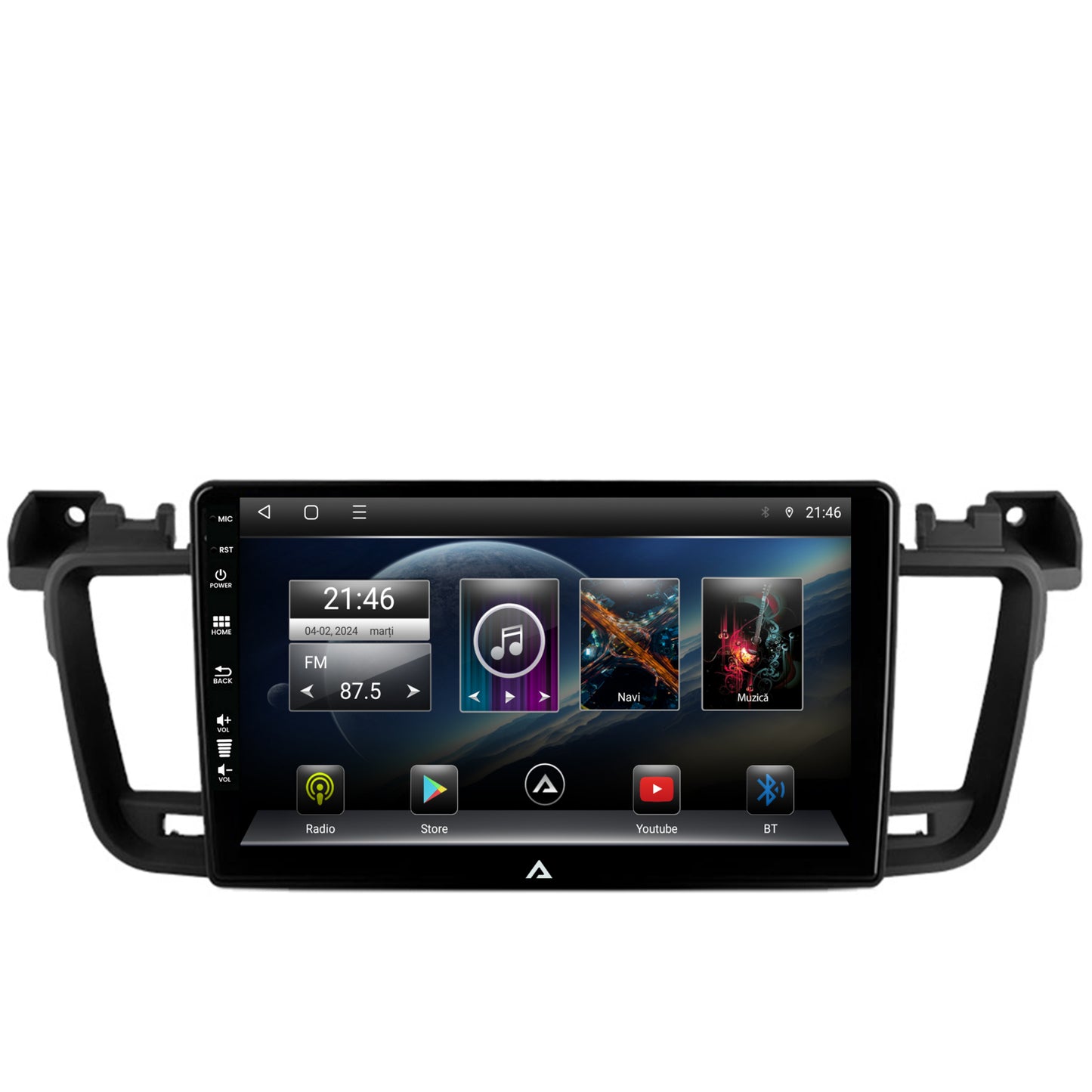 Navigatie Peugeot 508 (2010-2018), Android, E-Octacore / 2GB RAM + 32GB ROM, 9 Inch - AD-BGE9002+AD-BGRKIT264