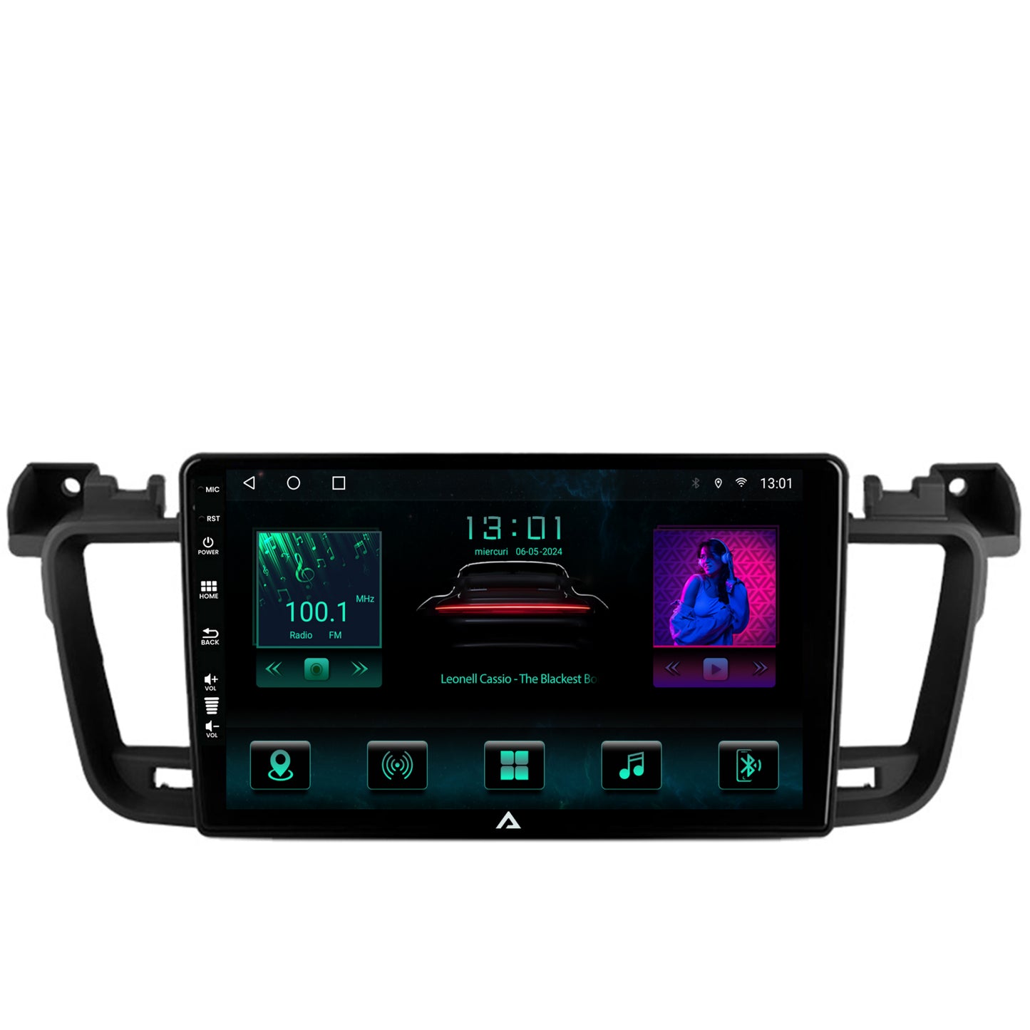 Navigatie Peugeot 508 (2010-2018), Android, A-Octacore / 4GB RAM + 64GB ROM, 9 Inch - AD-BGA9004+AD-BGRKIT264